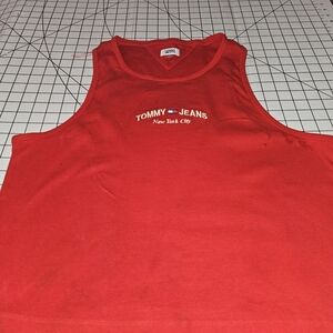 Tommy Jeans Red Tank Top